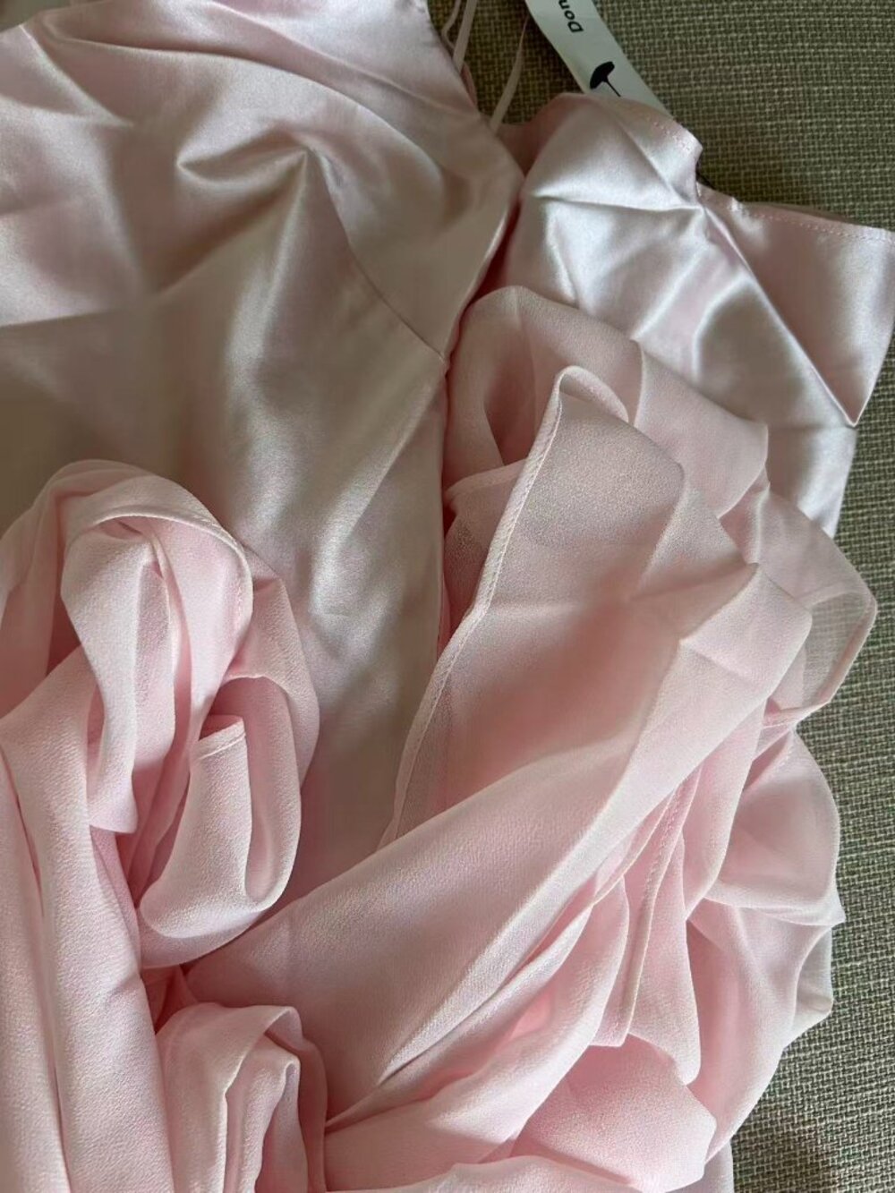 NWT Reformation Tiffani Silk Maxi Dress Gown US2 Cherry Blossom Pink - Picture 8 of 12